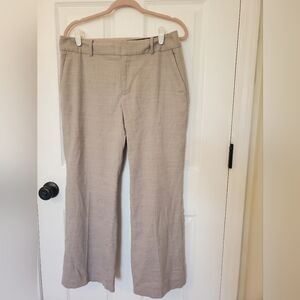 Banana Republic Martin Fit Pants Preppy Neutral Beige Office 28" Inseam Size 12